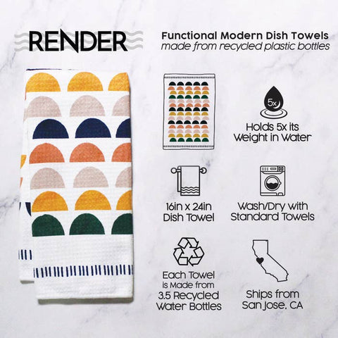 Recycled Water Bottle Dish Towel