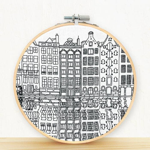 DIY City Scenes Embroidery Kits