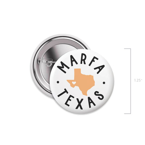 Custom City & State Pinback Button