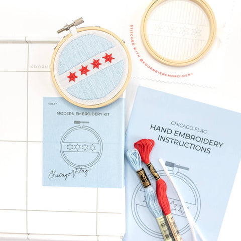 Chicago Embroidery Kit