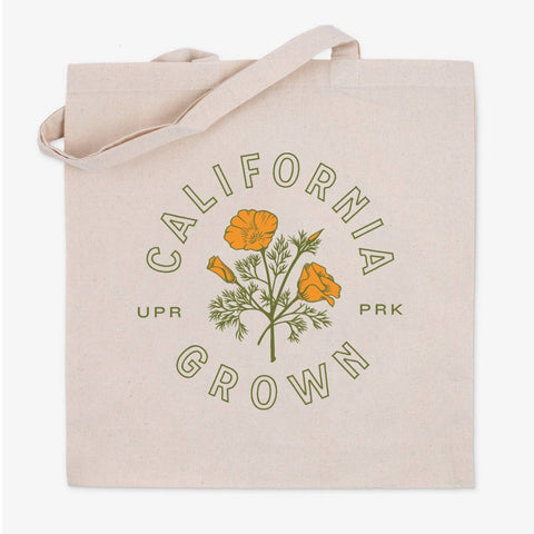 California Poppy Tote Bags