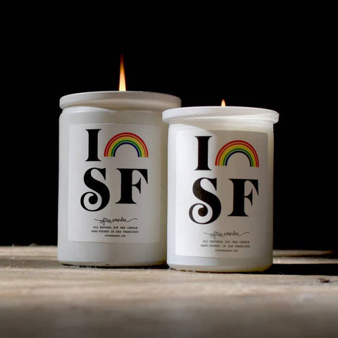 I Rainbow San Francisco Candle