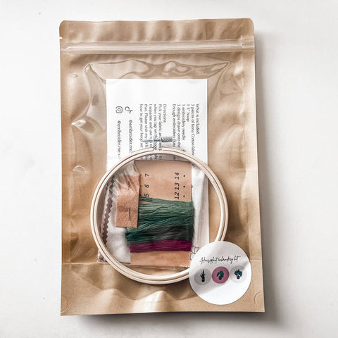 Flower Embroidery Kit