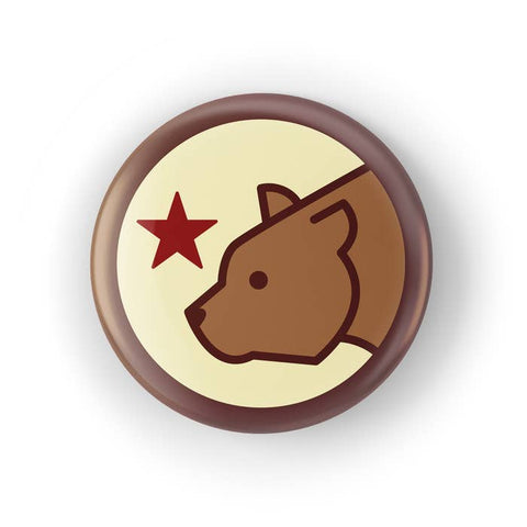 Custom Set of California Buttons & Logo'd Button
