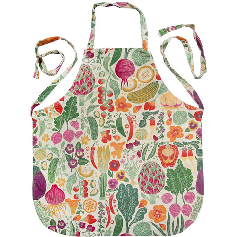 Colorful Cotton Fruit & Veggie Aprons