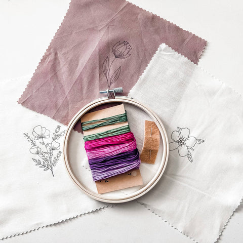 Flower Embroidery Kit
