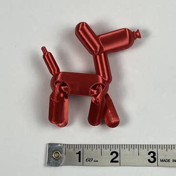 3D Printed Balloon Dog Fidget Toy