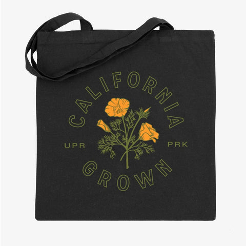 California Poppy Tote Bags