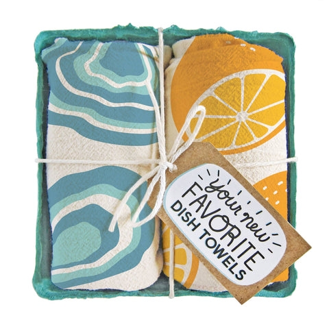 D.C. and Veggie Tea Towel Sets