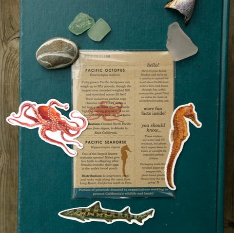 California Flora & Fauna Sticker Sets