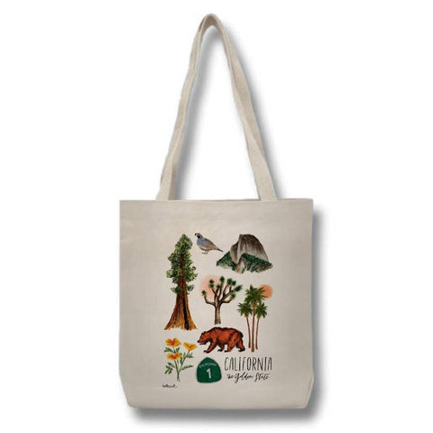 California State & City Themed Everyday Tote Bag