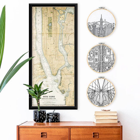 DIY City Scenes Embroidery Kits