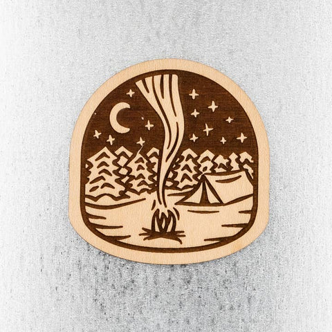 California Wood Magnets & Keychains