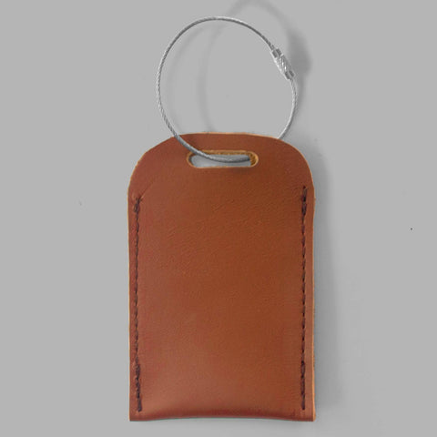 Customizable Leather Luggage Tag