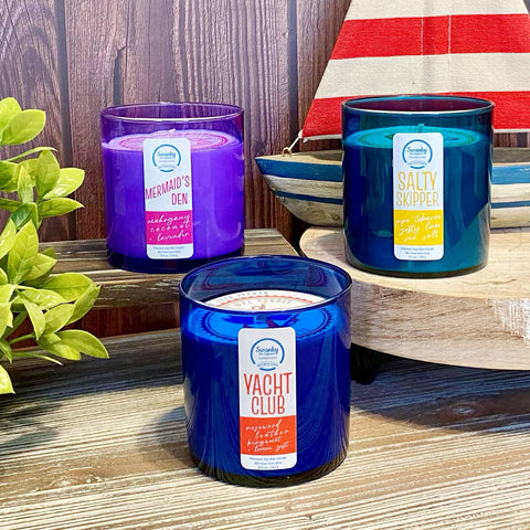 Sea Glass Candles
