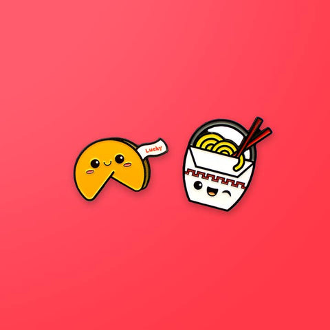 Foodie Enamel Pin Sets