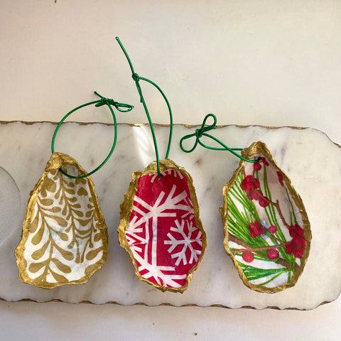 Oyster Shell Ornaments