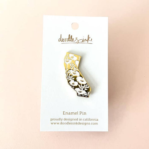 California Enamel Pins