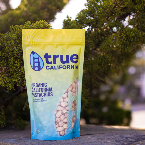 Organic Pistachio Nuts, Dry Roasted & Lightly Sea Salted