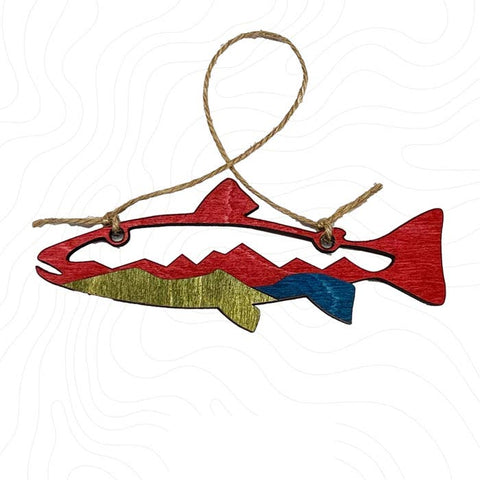 Layered Wood Customizable Outdoor Ornament