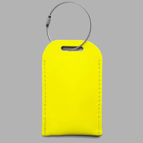 Customizable Leather Luggage Tag
