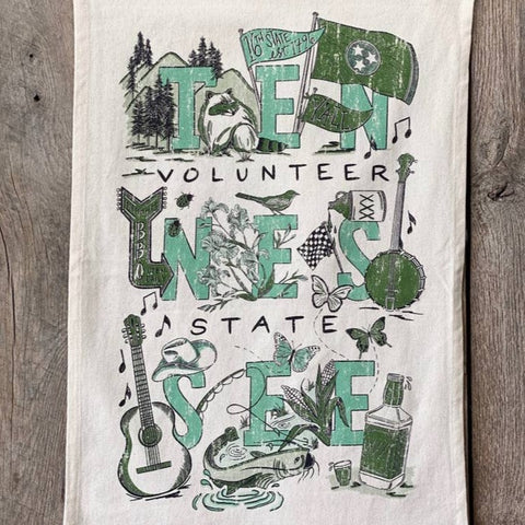 Iconic Tennessee Tea Towels