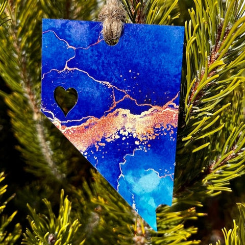 Custom Nevada Ornaments