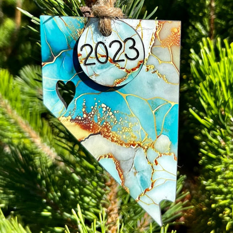 Custom Nevada Ornaments