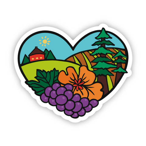California and Bay Area City Inspired Stickers