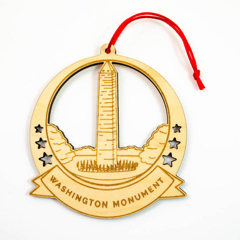 Maple Wood D.C. Ornaments