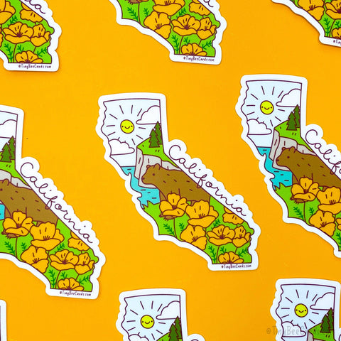 California Vinyl Sticker
