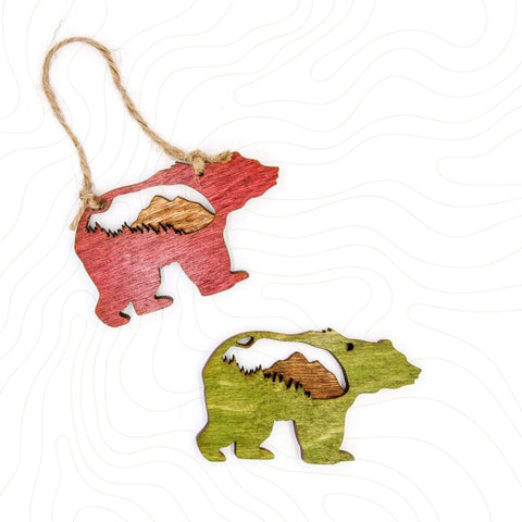 Layered Wood Customizable Outdoor Ornament
