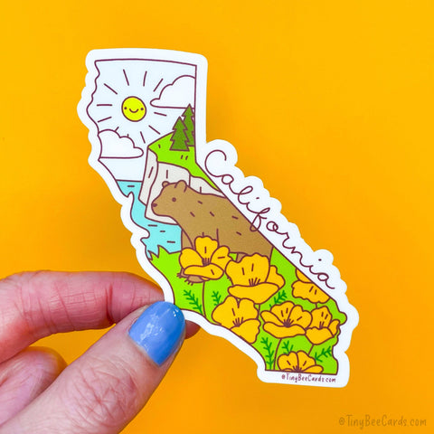 California Vinyl Sticker