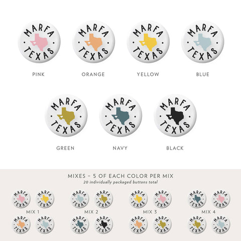 Custom City & State Pinback Button