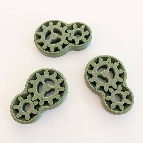 Double Spinning Gear Fidget Sensory Toy