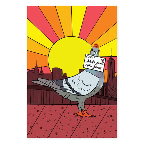 Bold NYC Letterpress Postcards