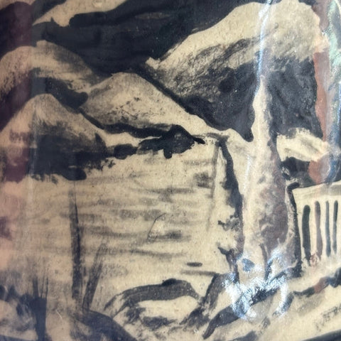 Hand-Painted Stoneware Mug