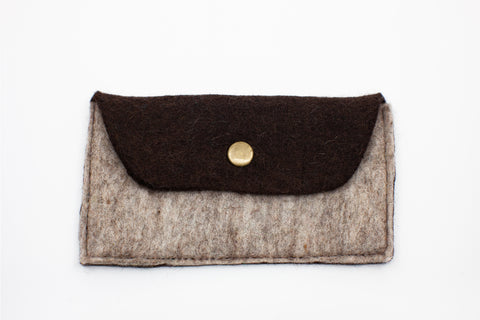 Felted Wool Organizer Pouch