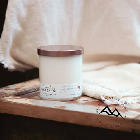 Reusable Whiskey Glass Candle