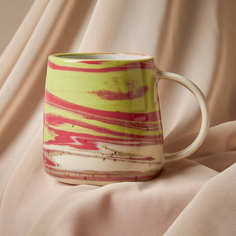Marbled Stoneware Mugs