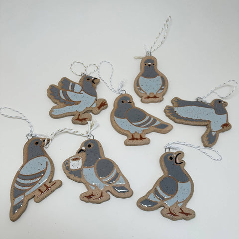 Pigeon Ceramic Ornaments