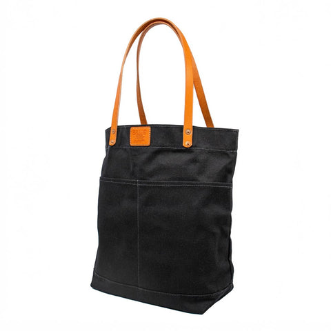 Canvas and Leather Carryall Tote