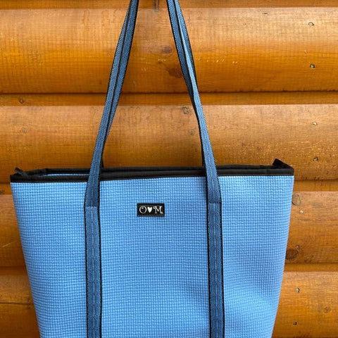 Upcycled Yoga Mat, Sandal + Jute Totes