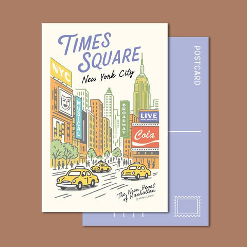 Bright City Scenes Postcards