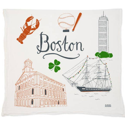 City & State Landmark Tea Towels