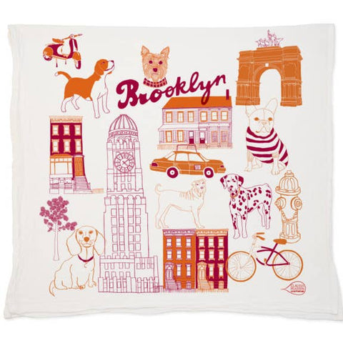 City & State Landmark Tea Towels