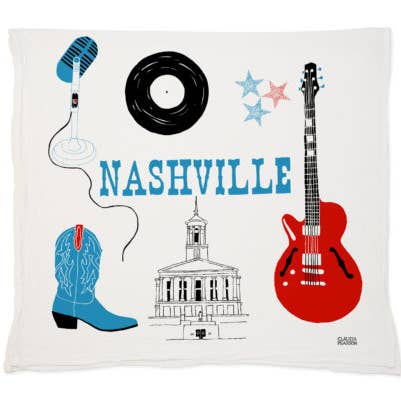 City & State Landmark Tea Towels