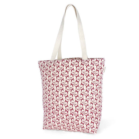 Bold Print Cotton Tote