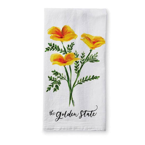 California Themed Tea Towels