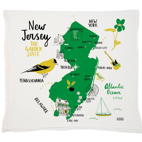 City & State Landmark Tea Towels